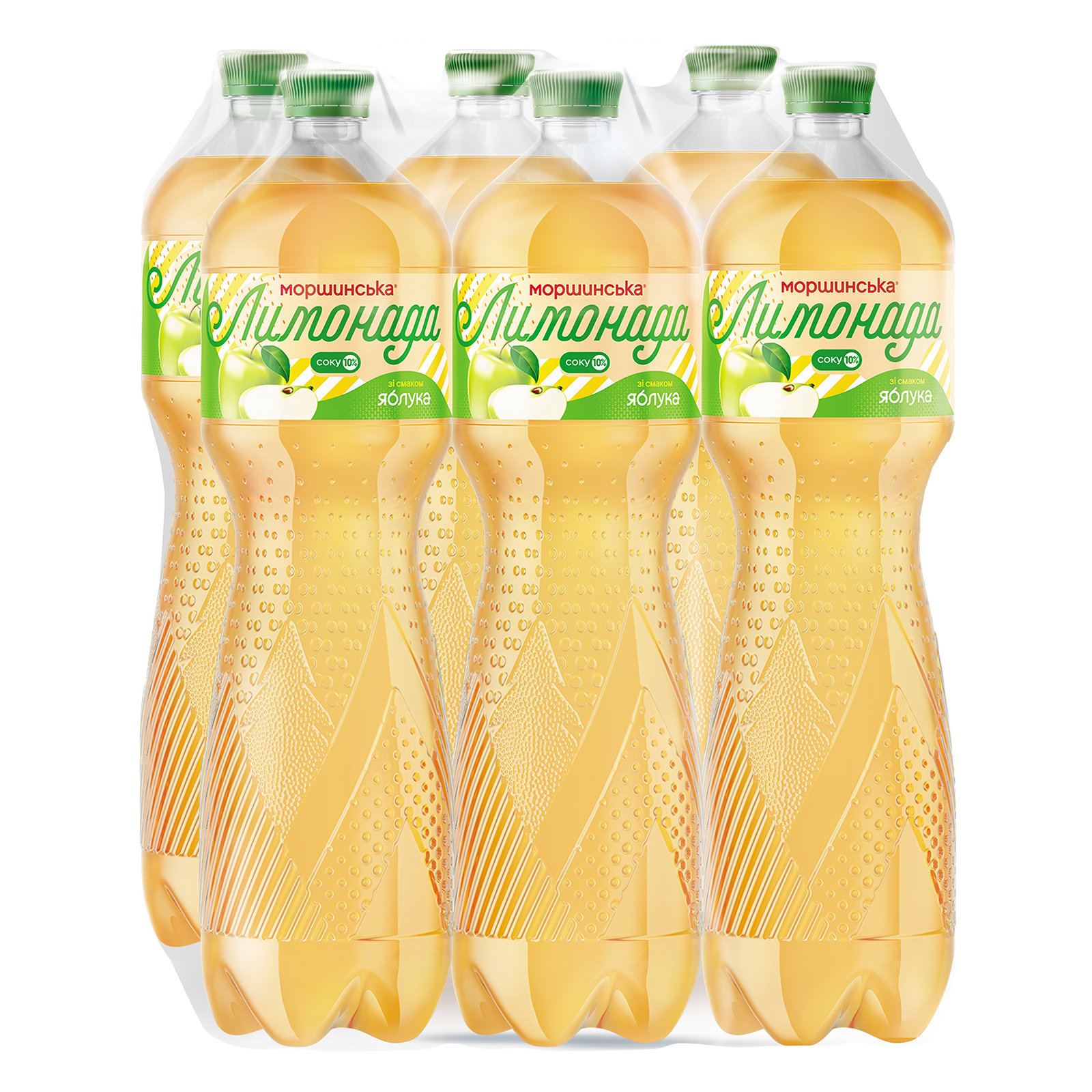 Напиток Моршинська сокосодержащий Лимонада со вкусом Яблока 1.5 л (4820017002882) изображение 2