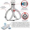 Шлея для собак WAUDOG Nylon з QR-паспортом "NASA21" M (4801-0148) зображення 3