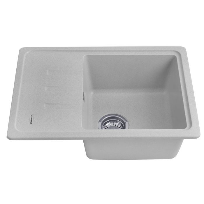 Мойка кухонная Kroner KompositGRA-6243 (CV031061) изображение 2