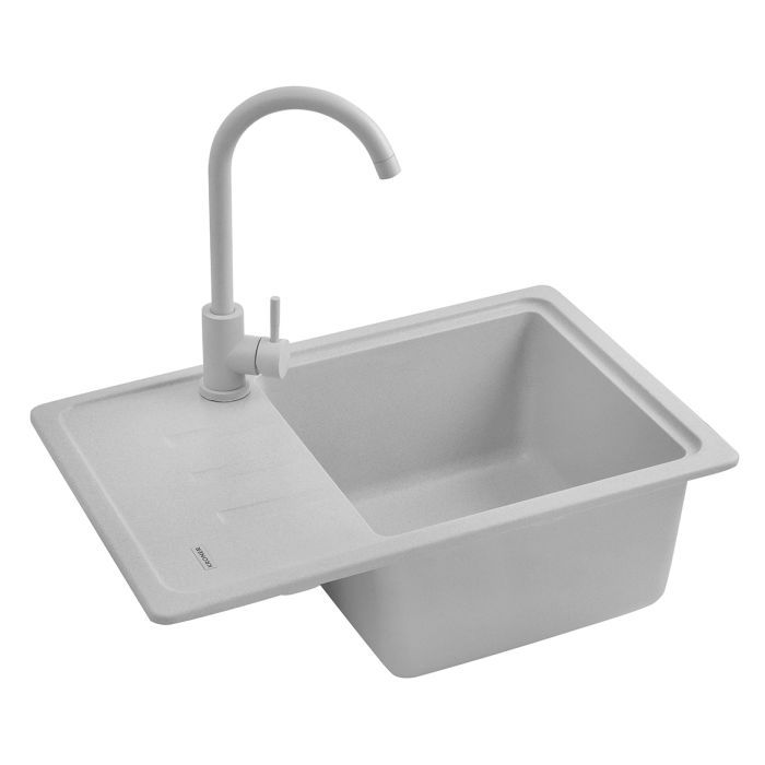 Мойка кухонная Kroner KompositGRA-6243 (CV031061) изображение 6