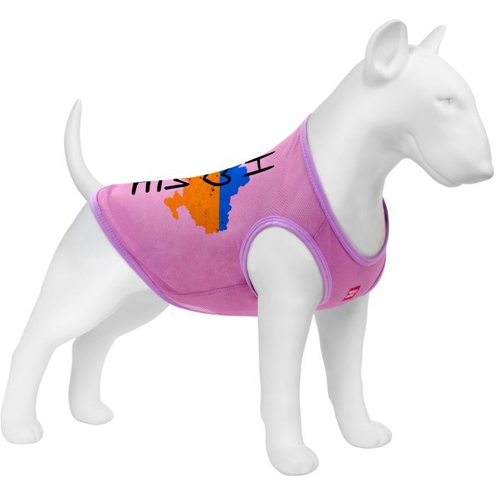 Борцовка для животных WAUDOG Clothes "Дом" сетка L розовая (303-0230-7)