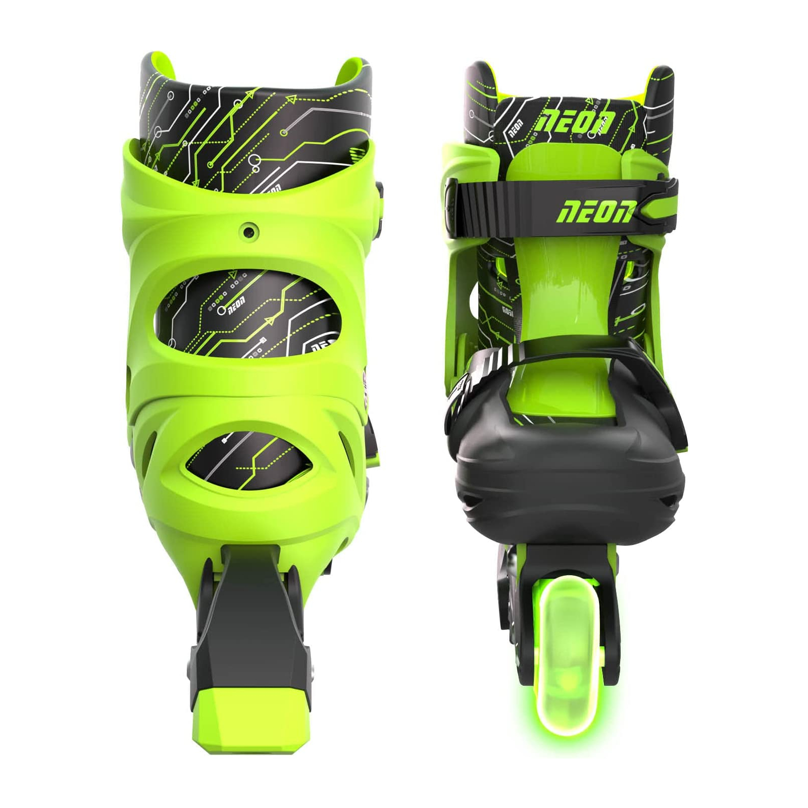 Роликовые коньки Neon Inline Green розмір 30-33 (NT07G4) изображение 3