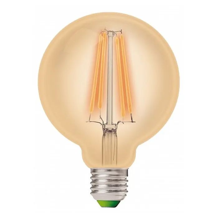 Лампочка Eurolamp G95 8W E27 2700K (LED-G95-08273(Amber))