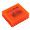 Гумка Buromax NEON, прямокутна 40x35x14 мм, м'який пластик, асорті кольорів (BM.1123) зображення 3