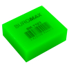Ластик Buromax NEON, прямоугольная 40x35x14 мм, мягкий пластик, ассорти цветов (BM.1123) изображение 5