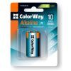 Батарейка ColorWay Крона 6LR61 9V Alkaline Power * 1 (CW-BA6LR61-1BL) изображение 2