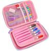 Пенал Cool For School с тиснением 1 отделение Розовый (QT-5669-Pink) изображение 2