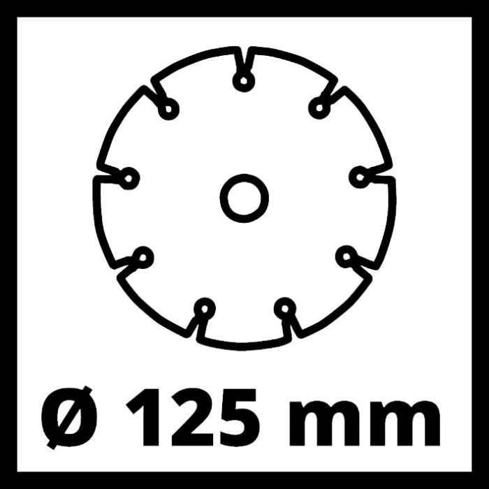 Штроборіз Einhell TE-MA 1500, шир. 8-30 мм, глиб. 5-30 мм, диск 125х22.2 мм, 4.8 кг (4350735) зображення 12