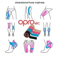 Кінезіо тейп Opro Kinesiology Tape Блакитний (TEC57542) зображення 5