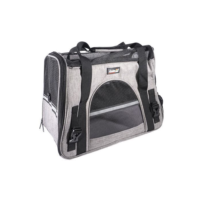 Переноска для животных AnimAll HJ-8003 мягкая 48х25х33 см серая (2000981206253)