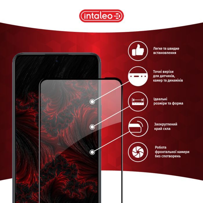 Стекло защитное Intaleo Full Glue Tecno Camon 18 Premier (1283126529207) изображение 3