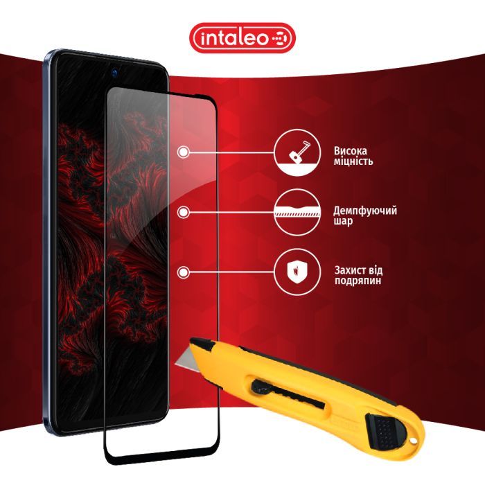 Стекло защитное Intaleo Full Glue Tecno Camon 18 Premier (1283126529207) изображение 5