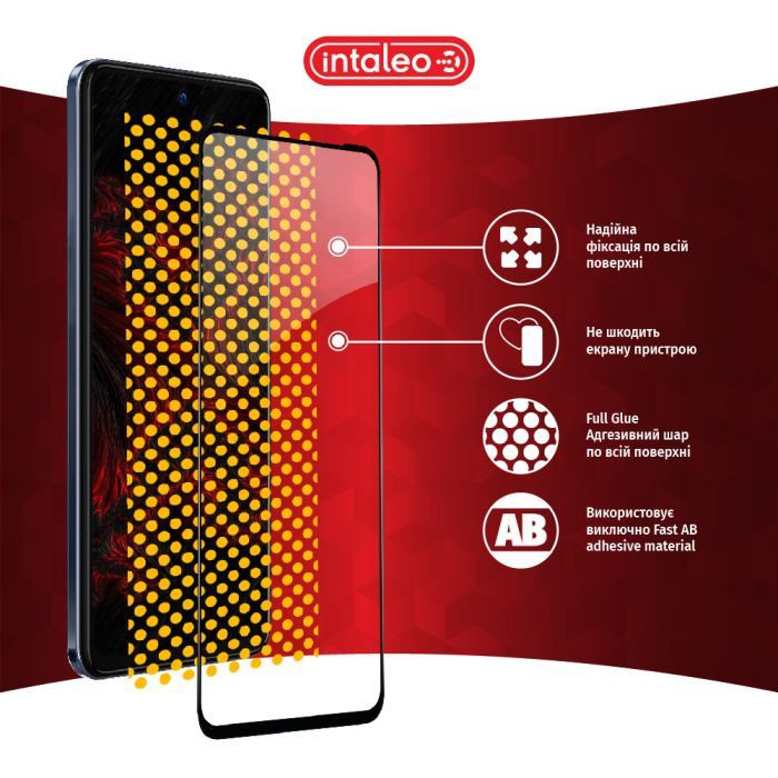 Стекло защитное Intaleo Full Glue Tecno Camon 18 Premier (1283126529207) изображение 7