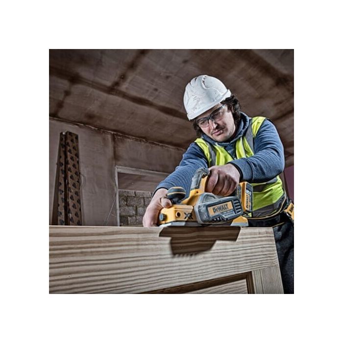 Электрорубанок DeWALT 18 В XR Li-lon, ширина 82 мм, 2*5Ah, кейс (DCP580P2) изображение 7