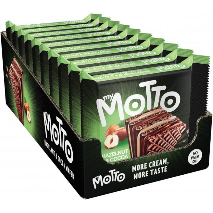 Вафли MyMotto Орех и какао 34 г (3800205876861) изображение 2