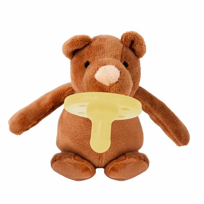 Пустышка MinikOiOi силиконовая с мягкой игрушкой Sleep Buddy 0+m (Moi) (101010008)
