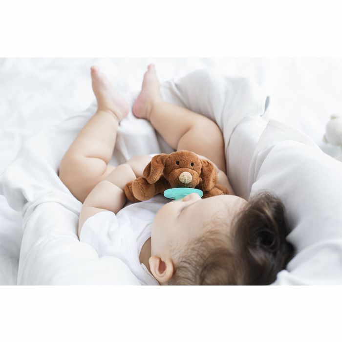 Пустышка MinikOiOi силиконовая с мягкой игрушкой Sleep Buddy 0+m (Moi) (101010008) изображение 5