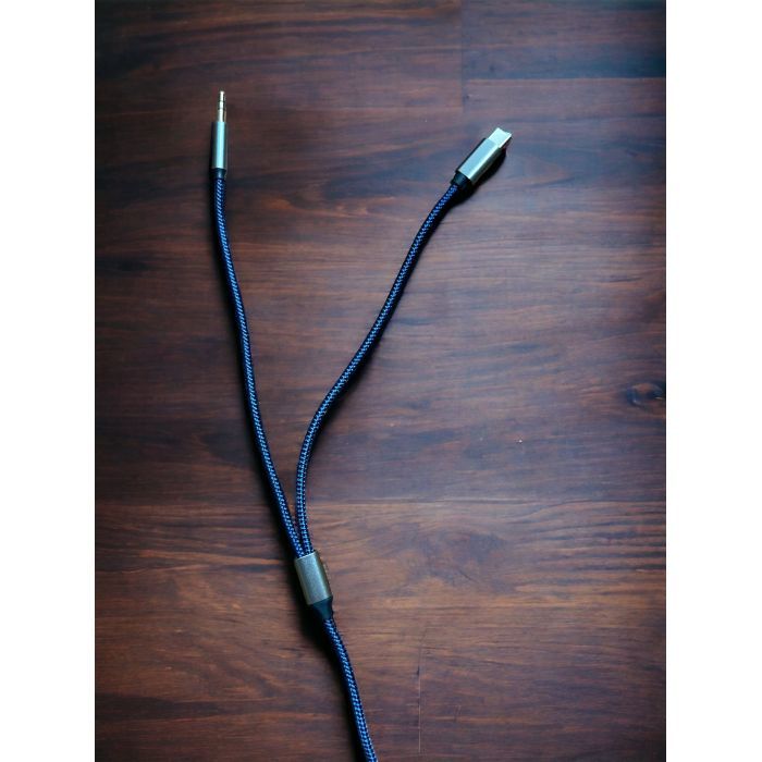 Кабель мультимедийный AUX MH-270 jack - jack 3.5mm-Type-C 1.2m blue XoKo (XK-MH-270) изображение 4