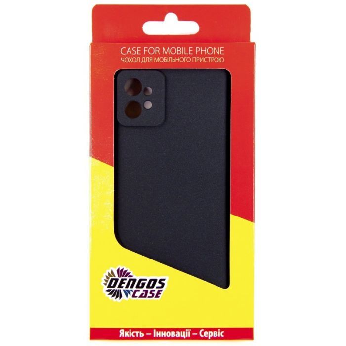 Чехол для мобильного телефона Dengos Carbon Motorola Moto G32 (black) (DG-TPU-CRBN-187) изображение 5