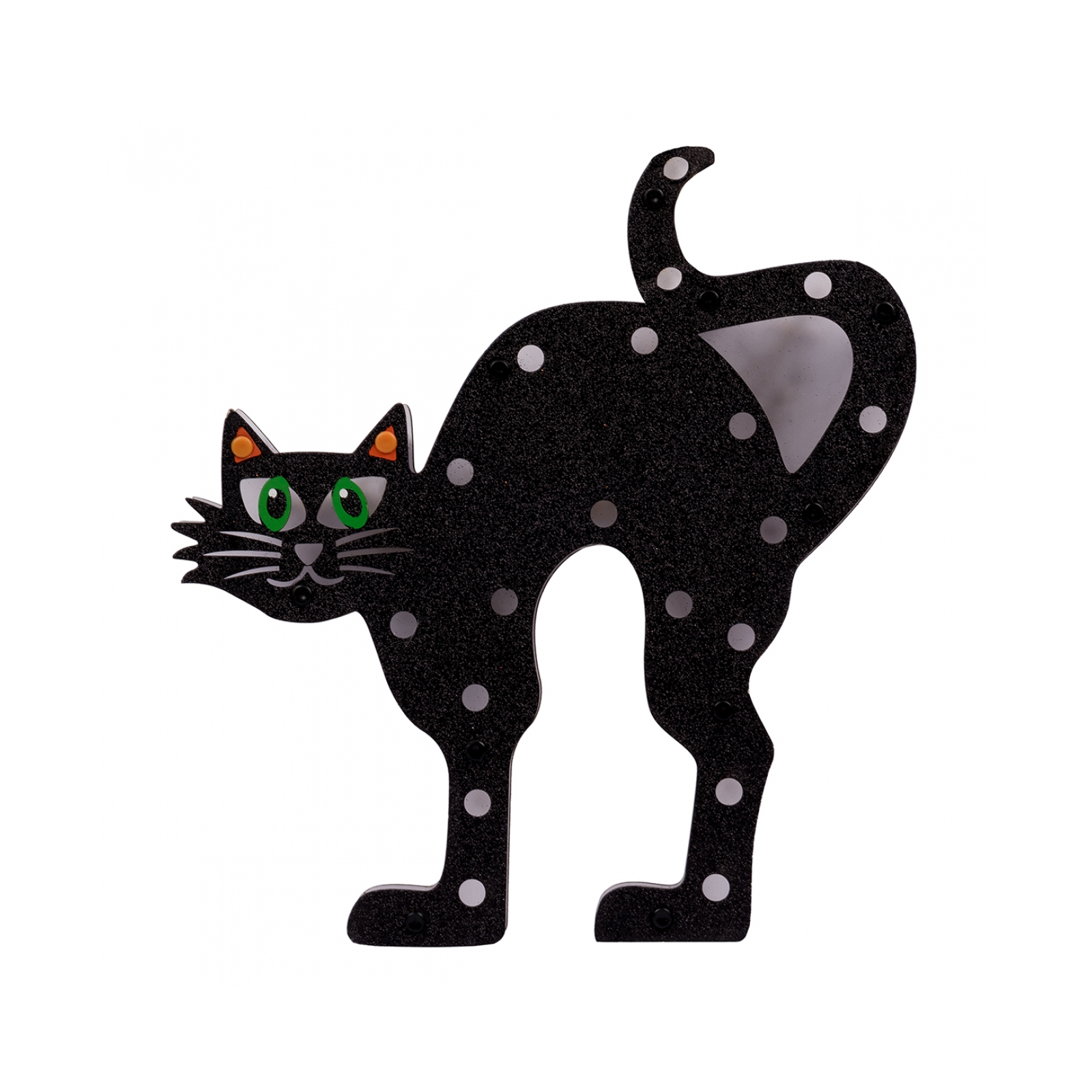 Украшение декоративное YES! Fun Хэллоуин "Черный Кот", 30 см, LED (973694)
