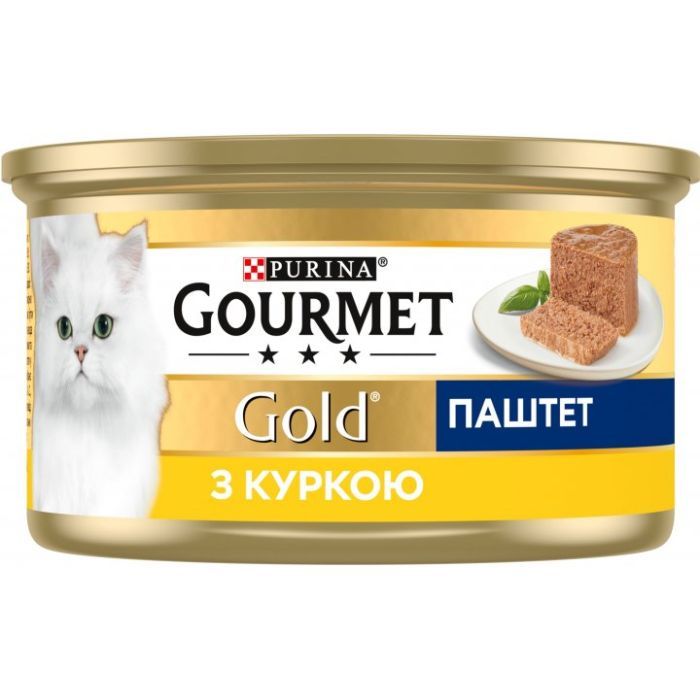 Паштет для котів Purina Gourmet Gold. З куркою 85 г (7613031381494) зображення 2