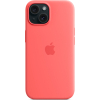 Чехол для мобильного телефона Apple iPhone 15 Silicone Case with MagSafe Guava (MT0V3ZM/A) изображение 5