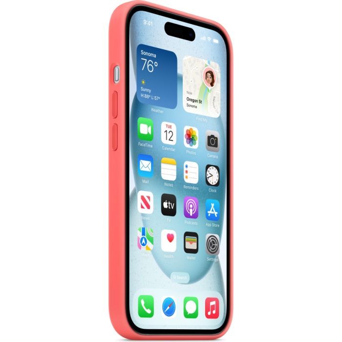 Чехол для мобильного телефона Apple iPhone 15 Silicone Case with MagSafe Cypress (MT0X3ZM/A) изображение 7