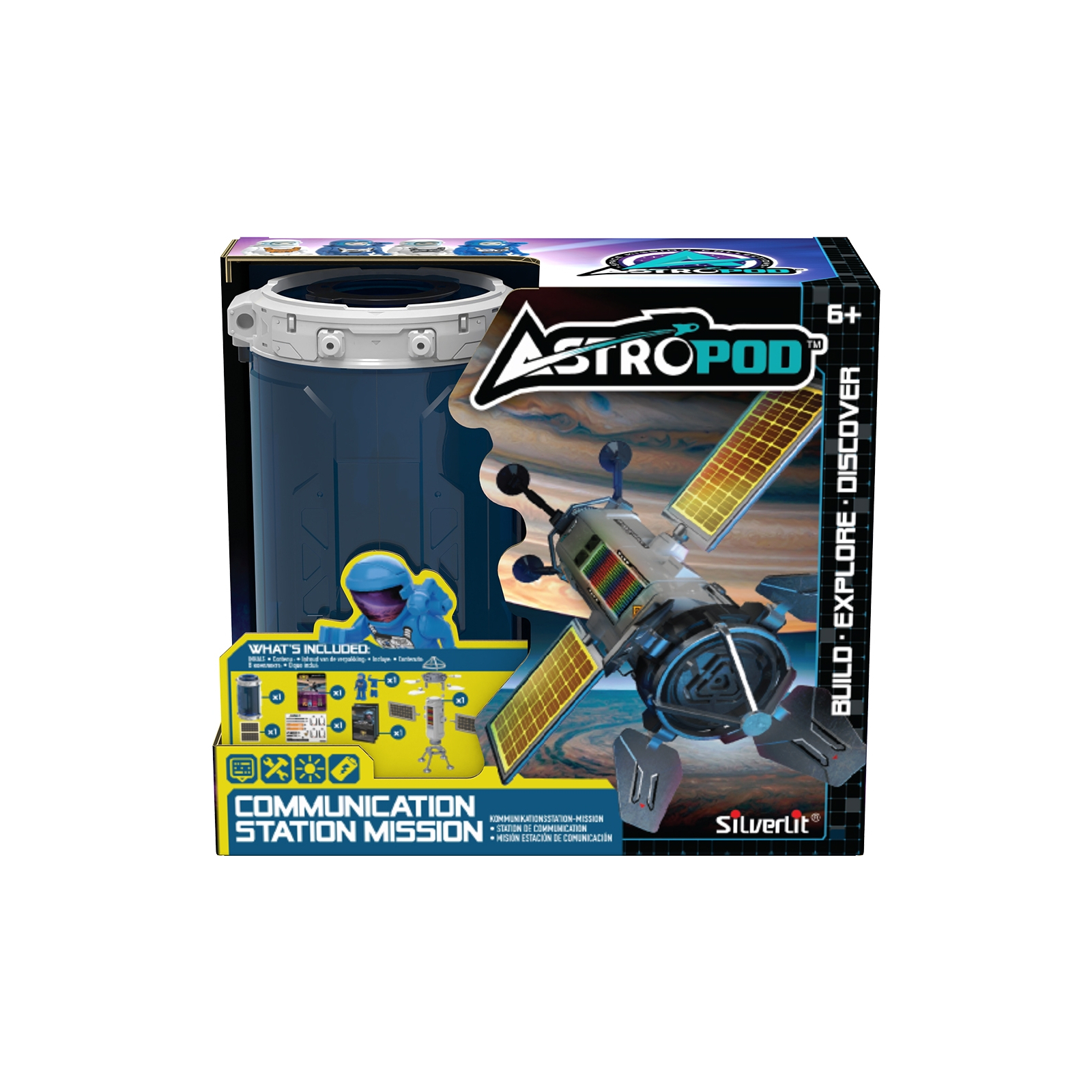 Игровой набор Astropod с фигуркой – Миссия Построй станцию связи (80333)