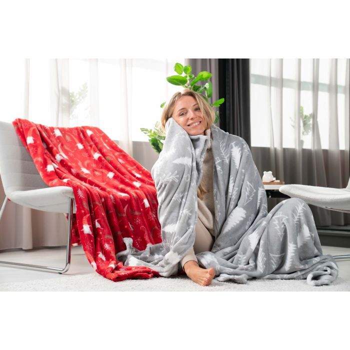 Плед Ardesto Flannel ялинки 160х200 см (ART0110PB) зображення 3