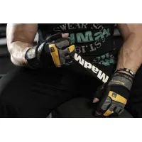 Перчатки для фитнеса MadMax MFG-880 Signature Black/Grey/Yellow XXL (MFG-880_XXL) изображение 10