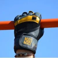 Перчатки для фитнеса MadMax MFG-880 Signature Black/Grey/Yellow XXL (MFG-880_XXL) изображение 8