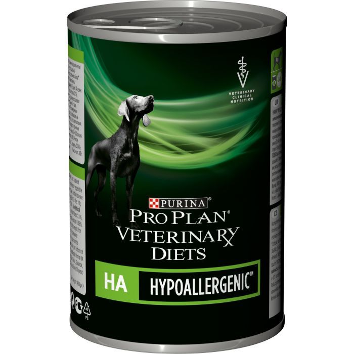 Консервы для собак Purina Pro Plan Veterinary Diets Hypoallergenic для щенков и взрослых собак 400 г (7613036689427/7613036689397)
