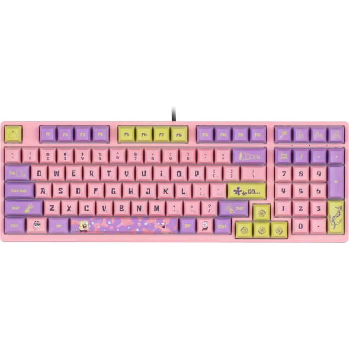 Клавиатура Akko 3098S Patrick 98Key CS Sponge Hot-swappable USB UA RGB Pink (6925758613910)
