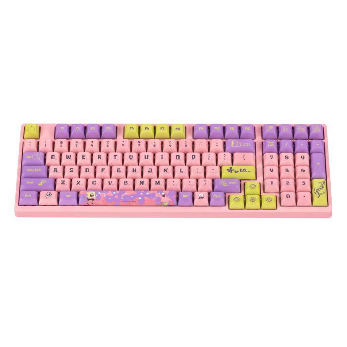 Клавиатура Akko 3098S Patrick 98Key CS Sponge Hot-swappable USB UA RGB Pink (6925758613910) изображение 5