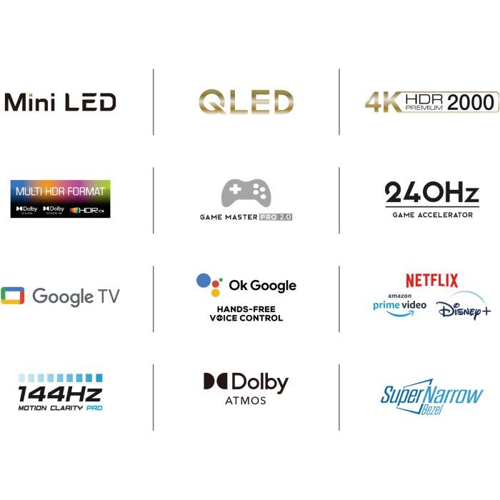Телевізор TCL 50C805 зображення 4