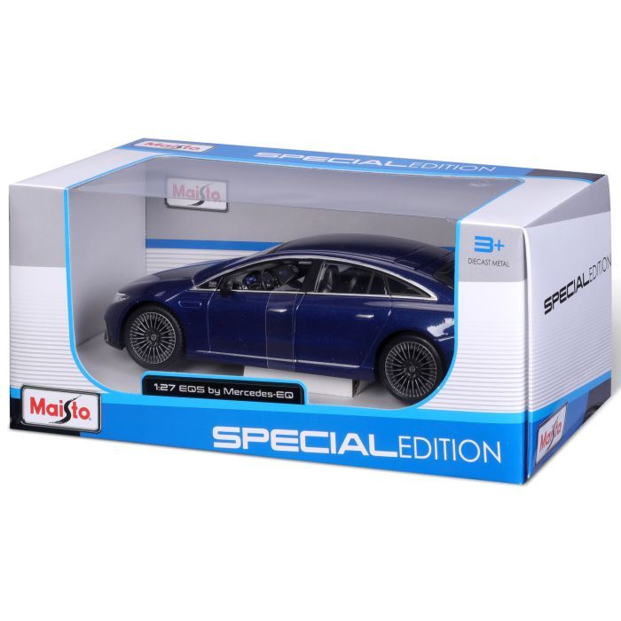 Машина Maisto Mercedes-Benz EQS 2022 1:24 Синий металлик (32902 met. blue) изображение 2
