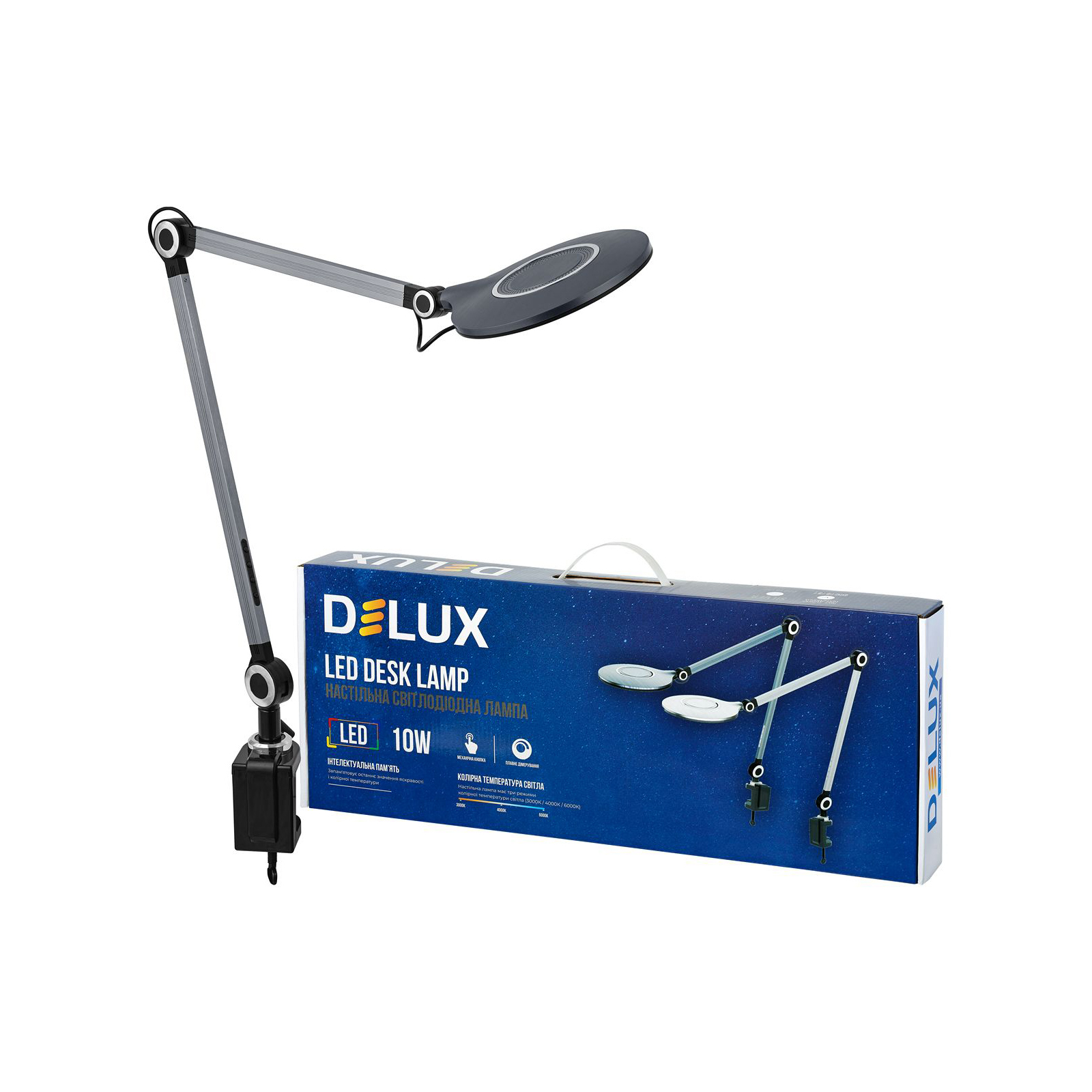 Настільна лампа Delux LED TF-530 10 Вт (90018131) зображення 2