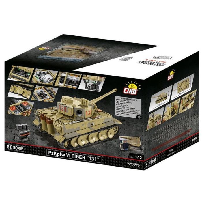Конструктор Cobi PZKPFW VI Тигр 131, 1:12 8000 деталей (COBI-2801)