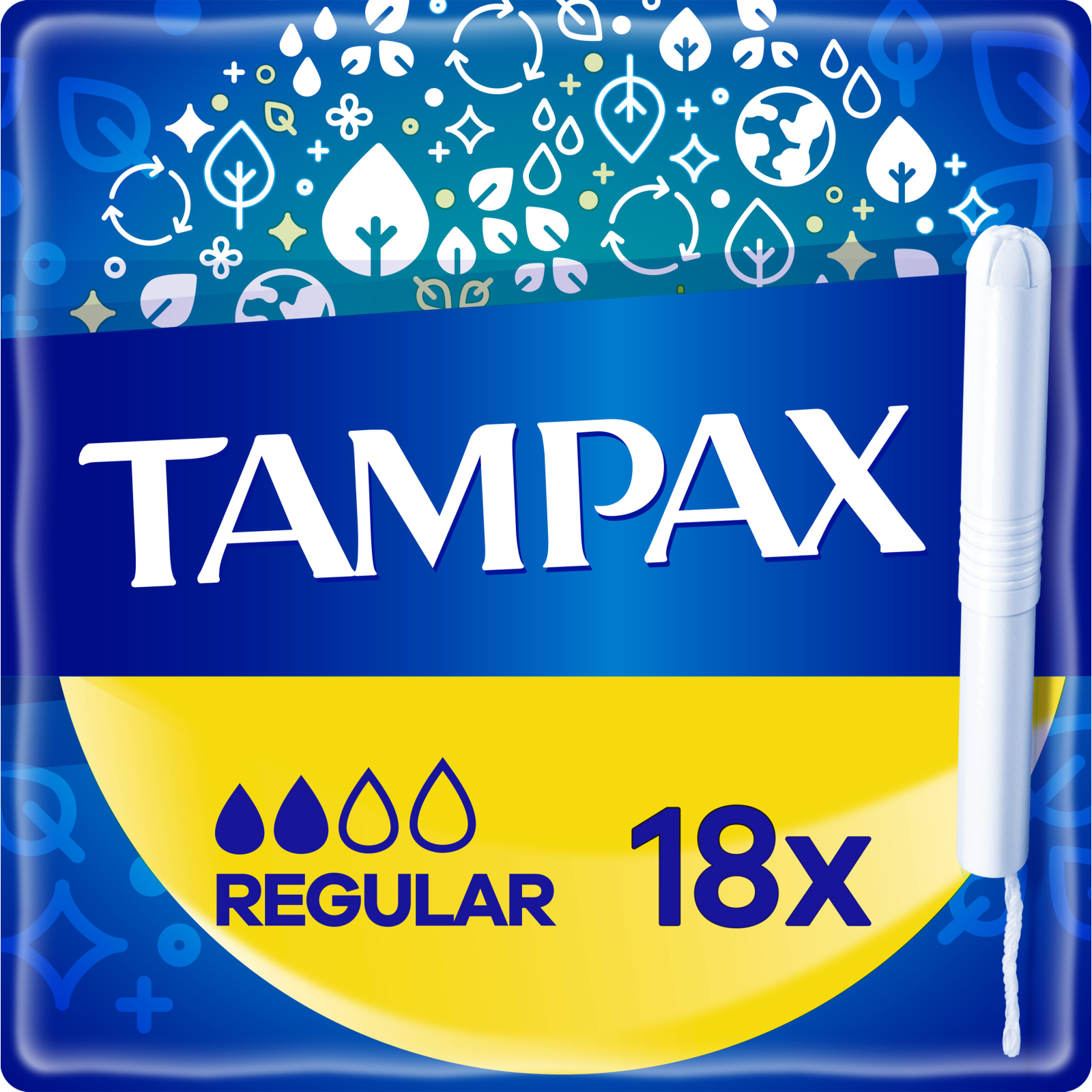 Тампоны Tampax Regular с аппликатором 18 шт. (8006540858509)