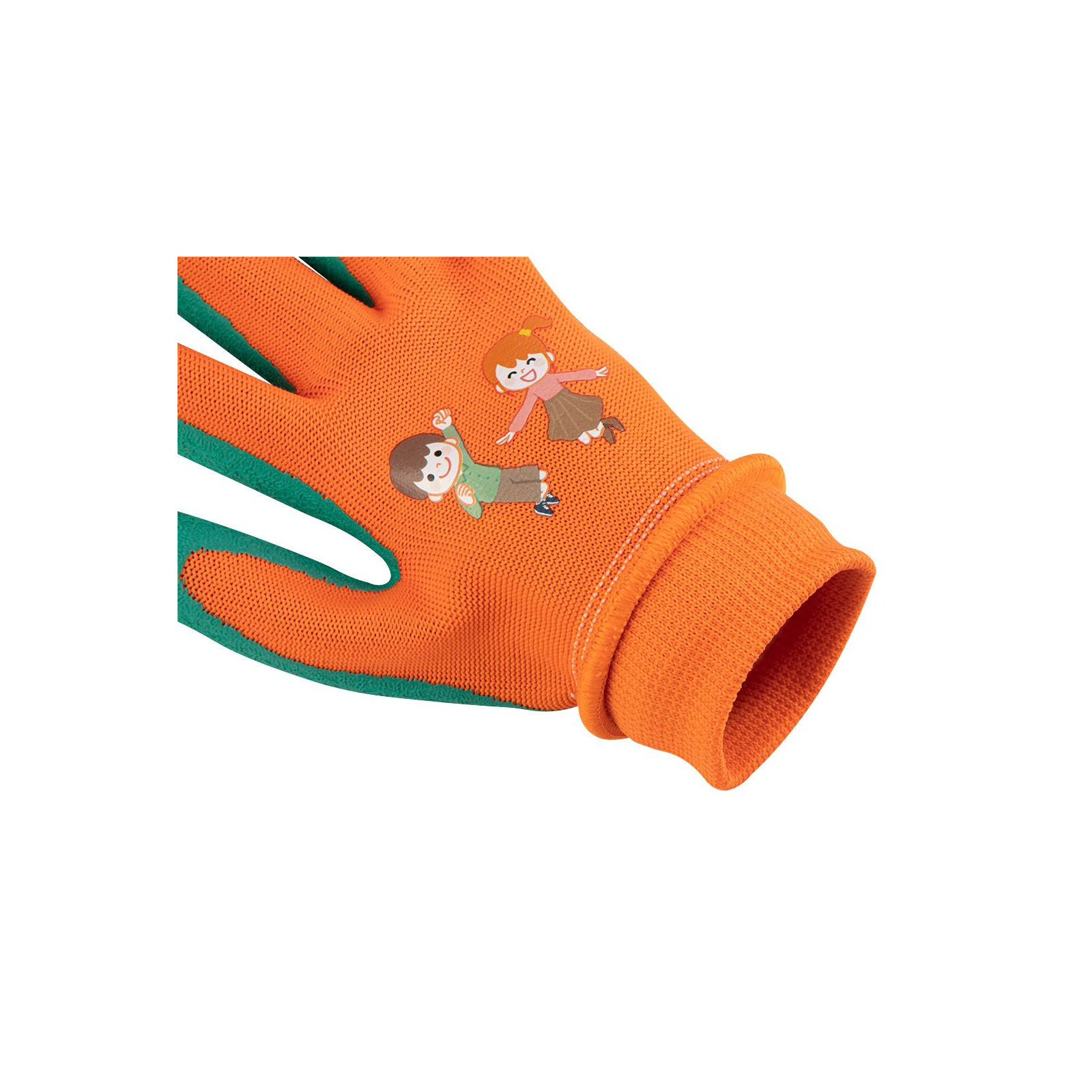 Захисні рукавиці Neo Tools дитячі латекс, поліестер, дихаюча верхня частина, р.3, помаранчевий (97-644-3) зображення 11