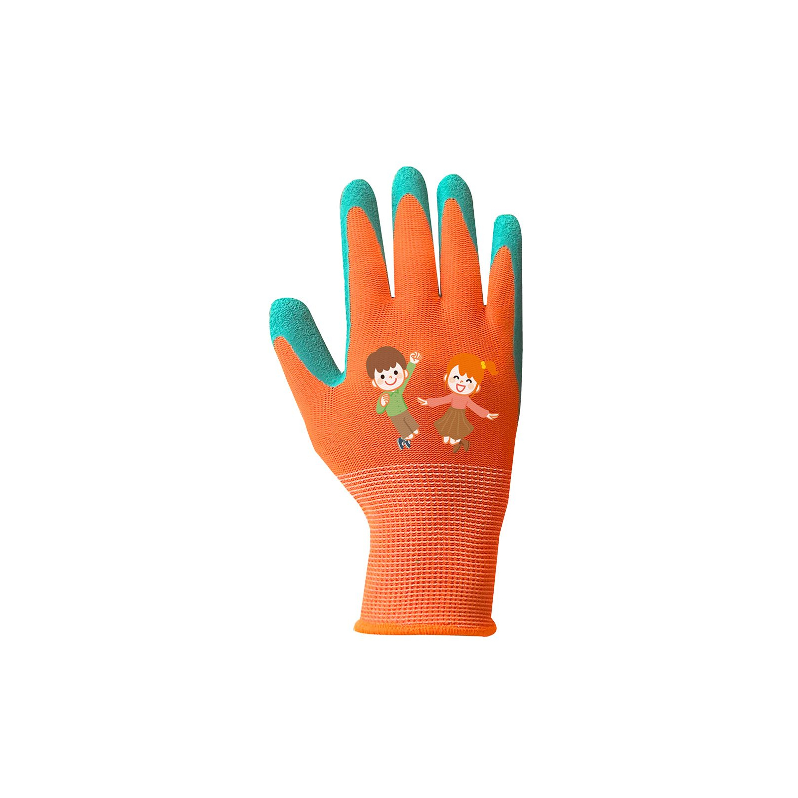 Защитные перчатки Neo Tools детские латекс, полиэстер, дышащая верхняя часть, р.4, оранжевый (97-644-4) изображение 9
