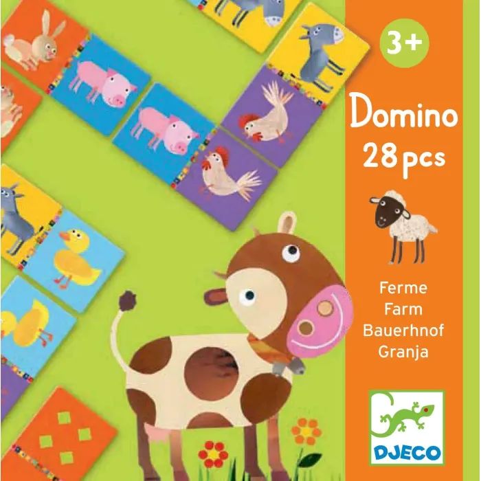 Настольная игра Djeco домино Ферма (DJ08158)