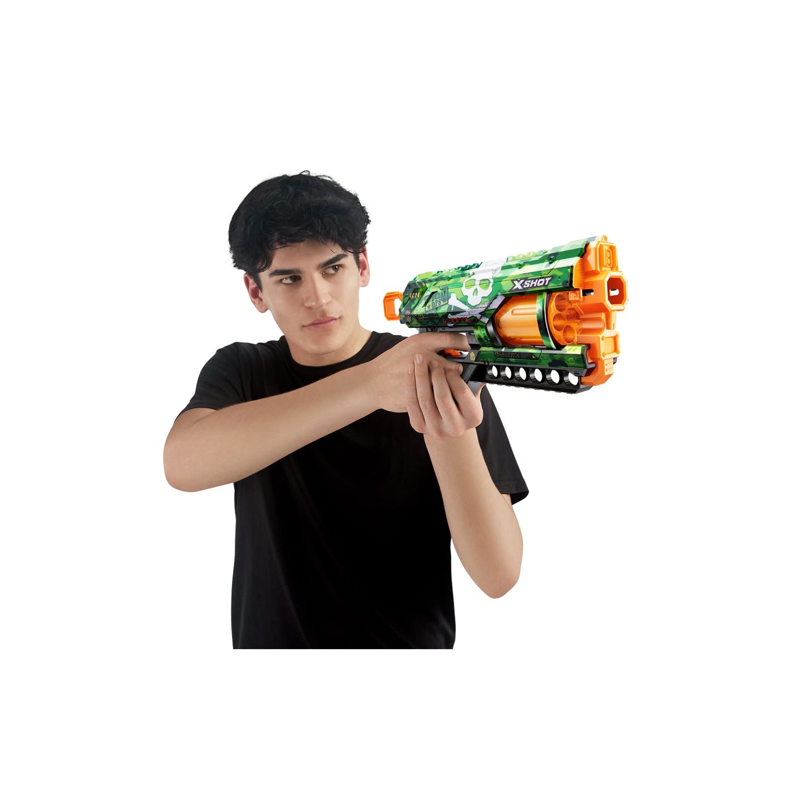 Іграшкова зброя Zuru X-Shot Швидкострільний бластер Skins Griefer Camo (12 патронів) (36561H) зображення 8