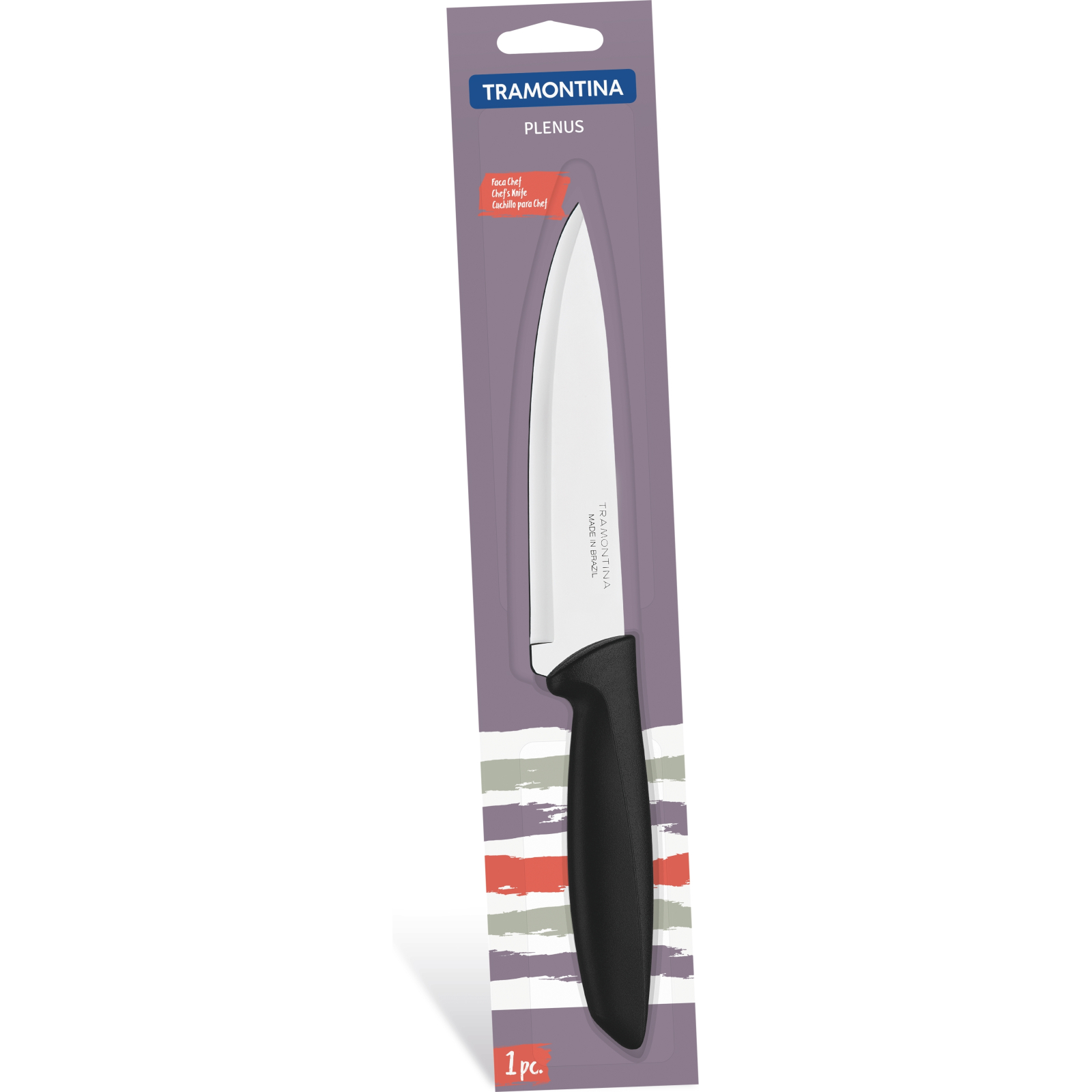Кухонный нож Tramontina Plenus black Chef 152 мм (23426/106) изображение 3