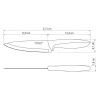 Кухонный нож Tramontina Plenus black Chef 152 мм (23426/106) изображение 4