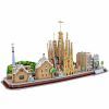 Пазл Cubic Fun Трехмерная головоломка-конструктор City Line Barcelona (MC256h) изображение 4