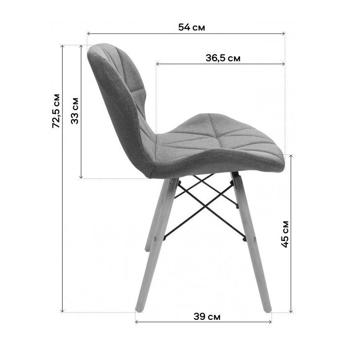 Кухонный стул GT Racer X-D27 White изображение 11