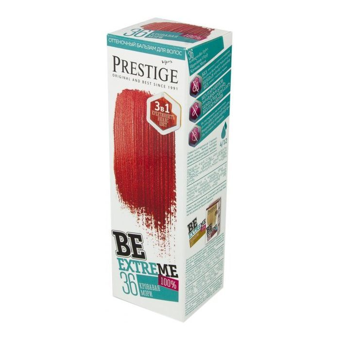 Оттеночный бальзам Vip's Prestige Be Extreme 36 - Кровавая Мэри 100 мл (3800010509428)