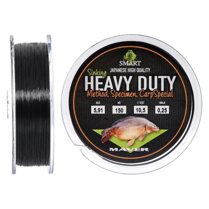 Волосінь Smart Heavy Duty Sinking 600m 0.25mm 5.9kg (1300.37.14)