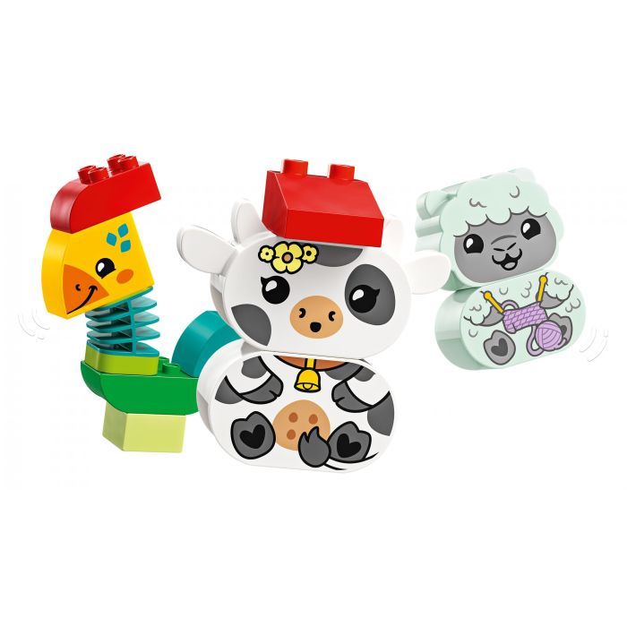 Конструктор LEGO DUPLO My First Потяг тваринок 19 деталей (10412) зображення 3